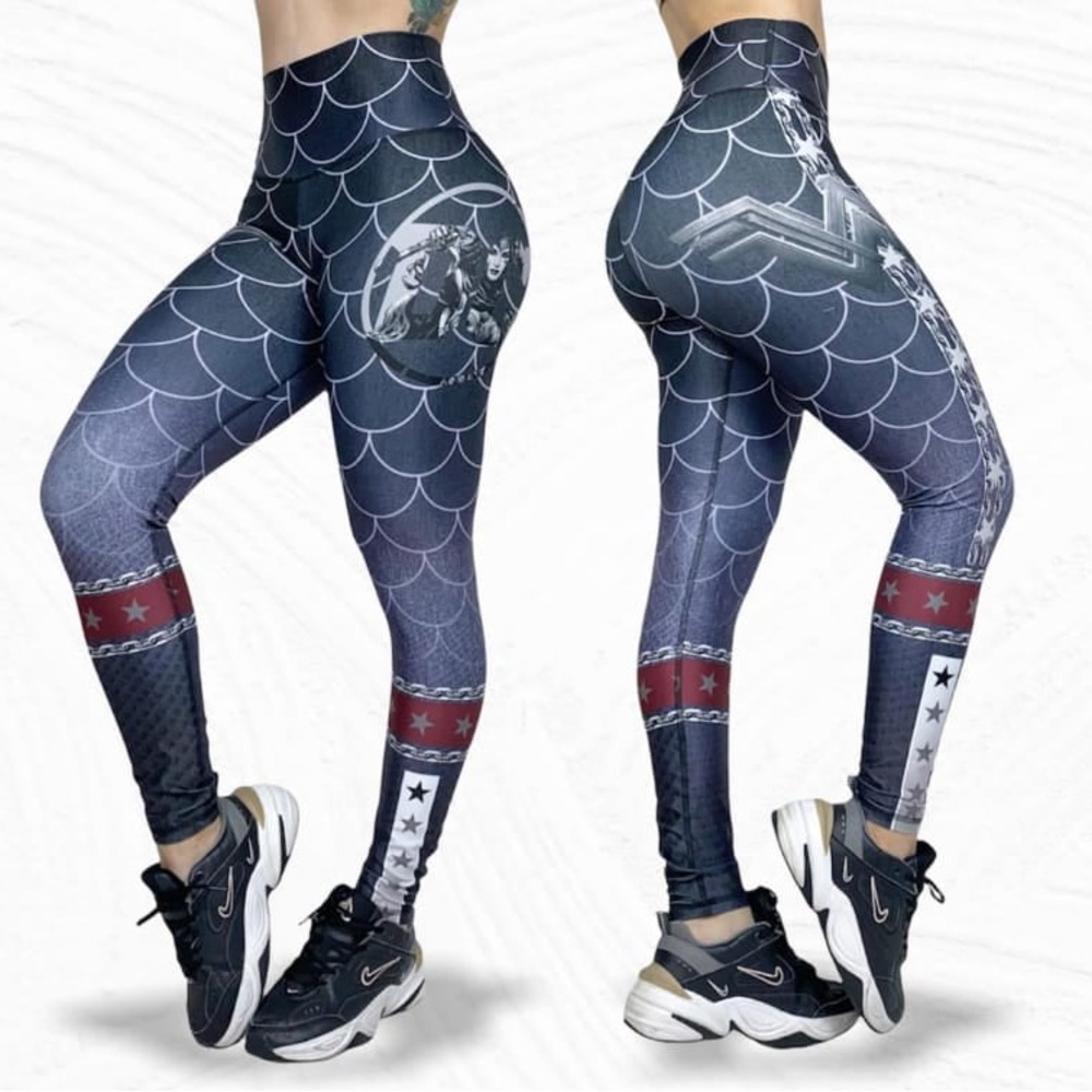 Women's Superhero Patterned Leggings